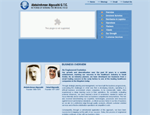 Tablet Screenshot of algosaibi-gtb.com